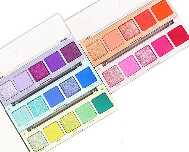 ColourPop 5 Pan Palettes in Hi Society, Too Haute, Cashmere Forever, Statement Piece and Rumor Has It