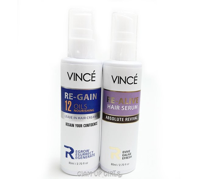 Vince Re-Gain Leave In Hair Cream and Re-Alive Hair Serum - Review Vince Re-Gain Leave In Hair Cream and Re-Alive Hair Serum - Review