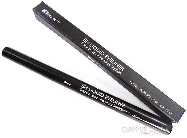 BH Cosmetics Liquid Eyeliner Pen in Black Noir - Review and Swatches